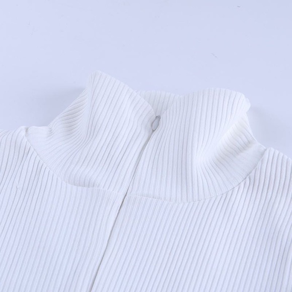 Lucky Label Make a Wish White Ribbed Jumpsuit - Picture 10 of 14